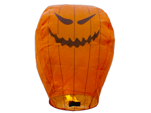 INDIVIDUAL PUMPKIN SKY LANTERN